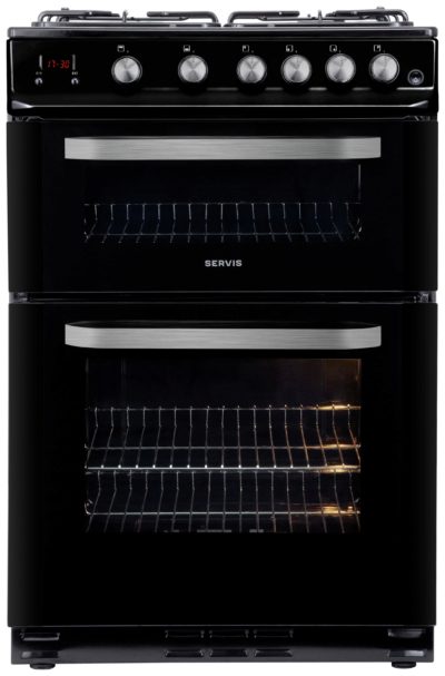 Servis - STG60B - Gas Cooker - Black